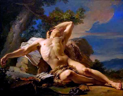 Painting of Endymion Sleeping